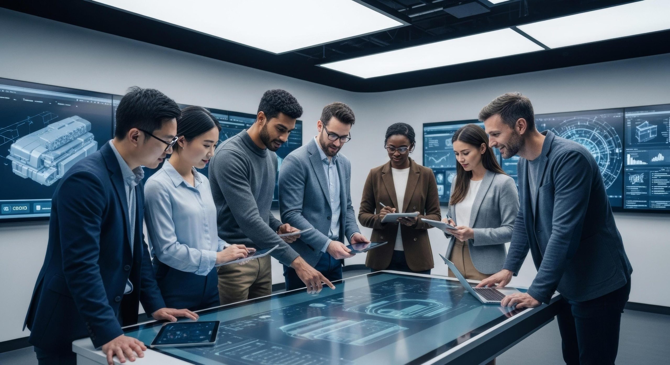 diverse-team-of-engineers-and-scientists-collaborating-in-a-high-tech-laboratory-free-photo